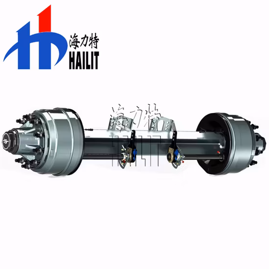 One-Stop Shopping Repuestos para remolques American Type 150 Square Beam 1850 13t 14t 15t 16t 20t 25t Heavy Duty 10 Pernos Camión Semirremolque Ejes mecánicos (08)